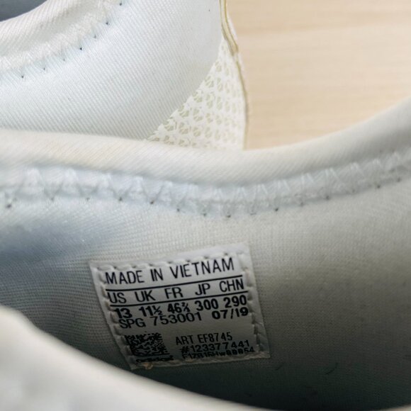 Adidas Crazyflight x3 Mid Volleyball White Ivory Shoe, Size Women 13 / Men 12 - Picture 14 of 16